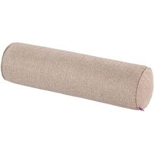 Round neck roll body pillow with removable, washable cover, ergonomically designed for sleep relief, 10.20 x 100 cm.