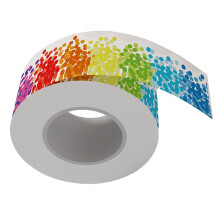 Bulletin board border, colorful, polka dot, for school, party, classroom, whiteboards, chalkboard decoration, 19.8 m