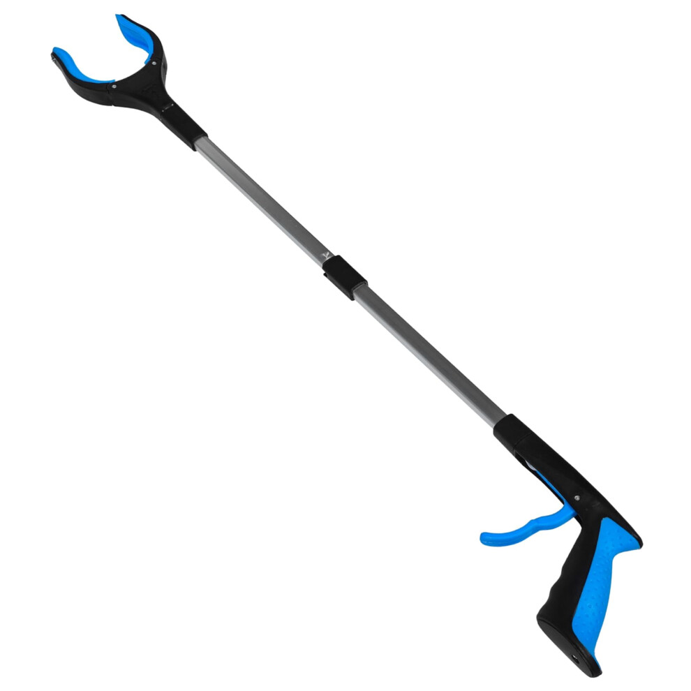 Foldable Grabber Long Reach Trash Picker Tool For Elderly, Adjustable Length, Ergonomic Handle