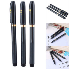 Chinese Japanese Calligraphy Shodo Brush Ink Writing Drawing Handcraft 3PCs with Various Nib Sizes Gloss Strokes for Artists Suitable