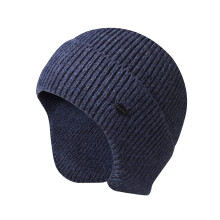 Winter Hats Fleece Lined Soft Warm Knitted Hat Unisex Navy One Size Cuff Style Kids Caps Boys