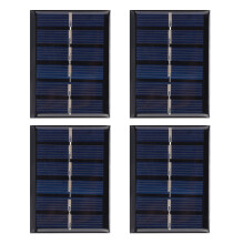 Módulo de painel solar compacto, polissilício de alta eficiência para projetos DIY e aplicações eletrônicas. Saída de tensão estável garante
