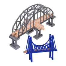 Set of 2 wooden bridges, model bridges, railway bridges, wooden railway bridges, wooden railway bridge, ABS