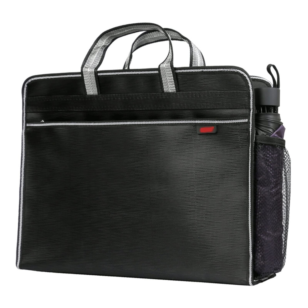 Laptop Bag Portable Briefcase Canvas Document Bag Large Capacity Oxford Cloth Pc Bag 9119770134707