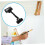Plastic Black Pencil sharpener Drafting board clips Painting tool sharpener 5