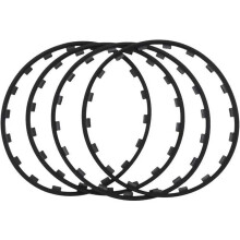 Car Wheel Rim Protectors for IS300h ES300h LS 500h RC 300h F RC F LC 500h 1621 Inch Black Hub Edge Guards