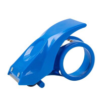 Tape dispenser, sturdy for home and office, easytouse cutter, multipurpose for desk, 3pcs Blue.