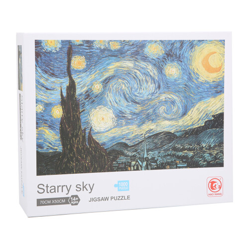 1000 stücke Flugzeug Puzzles DIY Papier Star Sky