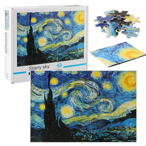 1000 stücke Flugzeug Puzzles DIY Papier Star Sky 1