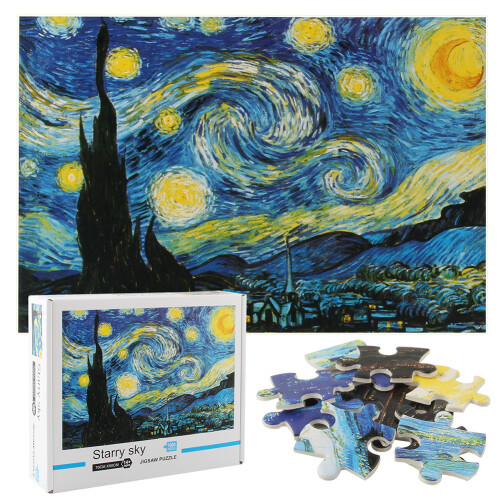 1000 stücke Flugzeug Puzzles DIY Papier Star Sky 2