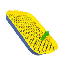 Dog Toilet Indoor Dog Potty Dog Toilet Cactus Column Removable Cat Litter Tray, Portable Pee Pad Holder, Indoor Training Tray for Dogs and Pets