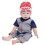 Gestrickte Beanie Bunte Licht Party Urlaub 14