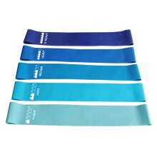 Widerstandsband-Set, tragbare, rutschfeste Latexschlaufen für effektiven Muskelaufbau, Tragetasche für Yoga, Pilates, Gewichtheben,