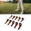 10-teiliges Golf-Eisen-Kopfhauben-Set mit 11