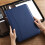 Leather Contract File Folder for Document Executive Briefcase with Zip (Bronze) 3