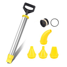 Heavy Duty Stainless Steel Grout Tool with Dual Nozzles for Cement, Sealing and Caulking Equipment