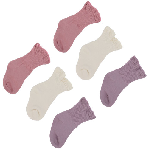 3 Paar Baumwollsocken für Kleinkinder, weich, 1