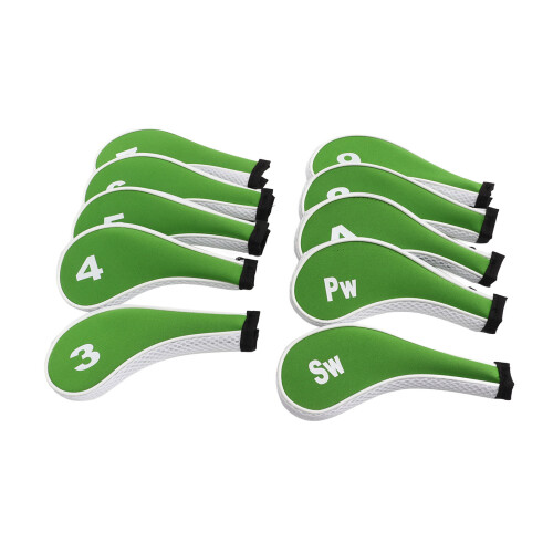 10-teiliges Golf-Eisenkopfhauben-Set mit 1