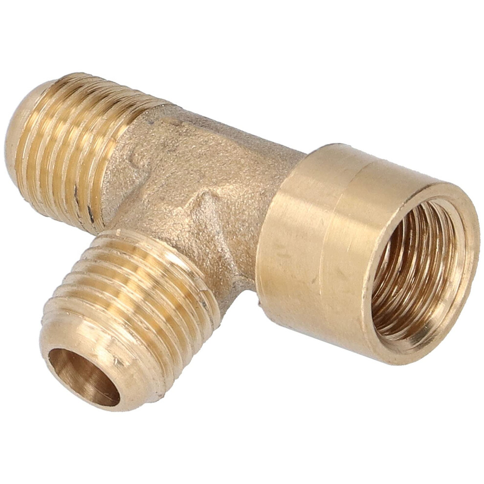 3Way Brass Adapter Pneumatic Threaded Fitting With Needle Valve Control For Portable Air Tool Systems 9339159710463