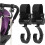 Drehbare multifunktionale Haken für Kinderwagen, 4