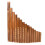Panpipe 15 Tubes Natural Bamboo Wind Instrument G Key 1
