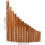 Panpipe 15 Tubes Natural Bamboo Wind Instrument G Key 4