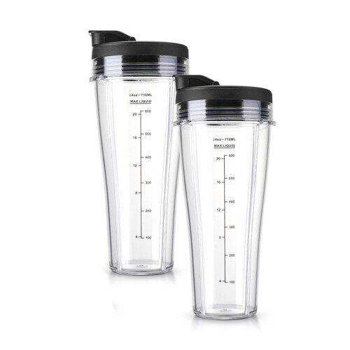 Lightweight Plastic Juice Container Part 24 oz Plastic Juice Cup Plastic Structure for SS101 SS300 SS351