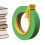 Adhesive tape dispenser, multifunctional, 3D, textured design, versatile use 1