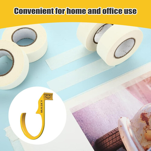 Adhesive tape dispenser, multifunctional, 3D, textured design, versatile use 1