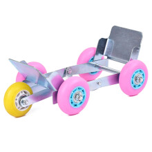 Heavy Duty Motorcycle Dolly Mover for Tight Spaces with Corrosionproof Metal Build, Silver