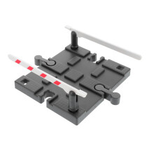 Train Track Plastic Dark Grey, Model Train Accessories, Train Party Items