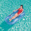 Φουσκωτή ξαπλώστρα πισίνας Beach Floaties Lounge Recliner με προσκέφαλο, ανθεκτικό υλικό PVC, 4