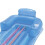 Φουσκωτή ξαπλώστρα πισίνας Beach Floaties Lounge Recliner με προσκέφαλο, ανθεκτικό υλικό PVC, 5