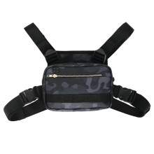 Diefstalbestendige heuptas, duurzame unisex crossbodytas met meerdere vakken voor reizen en outdooravonturen (verstelbare riem, waterdicht)