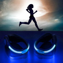 Hardloopaccessoires voor 's nachts, LED-schoenverlichting met reflecterende veiligheidsclips, waterbestendige clips voor hardlopen, joggen, wandelen