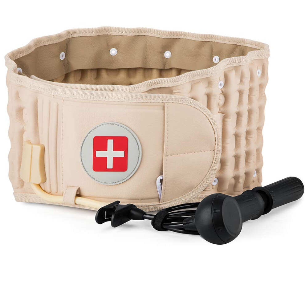 Lower Back Pain Relief Lumbar Traction Device, Decompression Back Belt: Enjoy Anytime, Anywhere Comfort With Clinical Grade Support