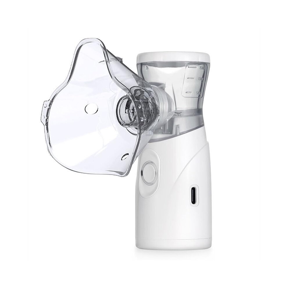 Green/Blue Children Adults Inhaler Usbc Rechargeable, Quiet Portable Handheld Nebulizer For Home Travel With Easy Cleaning
