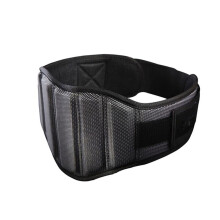 Cinto de treino reforçado, design ergonômico para suporte lombar superior, ajustável e ultra respirável.