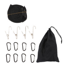 Multifunctionele opbergtas voor wandelaccessoires van Oxford-stof met trekkoordsluiting. Herbruikbare draagtas voor paraplu's en selfiesticks. Grote