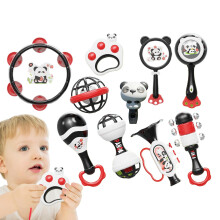 Panda Baby Rattle Toy – Sensory Rattle, Learning Toy Teether, Easy to Grip, Musical Instrument, Educational and Fun Musical Toy for Sensory Play
