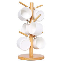 Porta tazze da caffè con ganci per uso domestico, robusto supporto per tazze realizzato con materiale resistente all'usura, ideale per organizzare