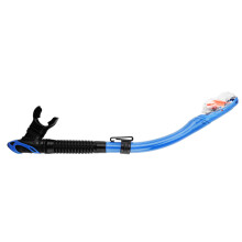 Tørrsnorkel for voksne, tørr toppdesign, ergonomisk munnstykke, selvdrenerende renseventil, undervannspusterør, svømming og dykkertilbehør med