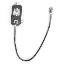 Adattatore DIN per bombole da sub con valvola di sfiato rapido, interfaccia a sfera da 8 mm e design a doppio O-ring per fucili ad aria compressa PCP