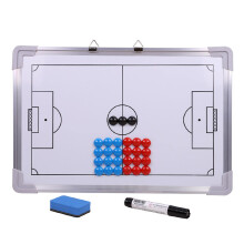 Aluminium Precision Training Football Soccer Coaches White Board 12x8 Inch Aluminium Surface Dry Erase Compatible