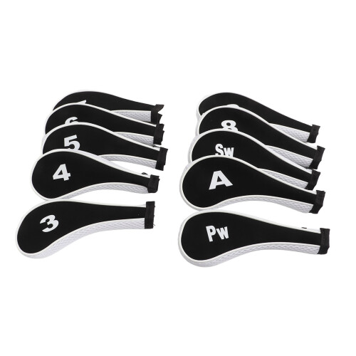 10-teiliges Golf-Eisen-Kopfhauben-Set mit 1