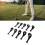10-teiliges Golf-Eisen-Kopfhauben-Set mit 11