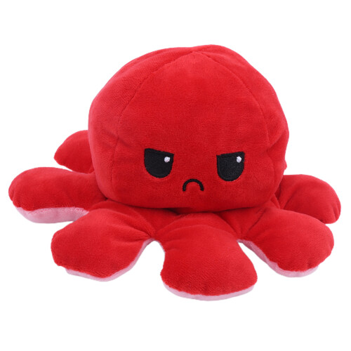 Oktopus-Plüschpuppe, wendbar, gefüllt, 1