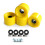 Roller Skate Wheels Soft Cruiser 78A With Bearings 4 Pack For Longboard Skateboard 1