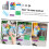 1piece Acrylic Planner Board with Clock, Wipeable Memo Board for Desk, Includes Pen 2
