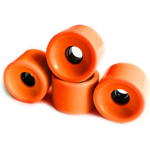 Roller Skate Wheels Soft Cruiser 78A With Bearings 4 Pack For Longboard Skateboard 2